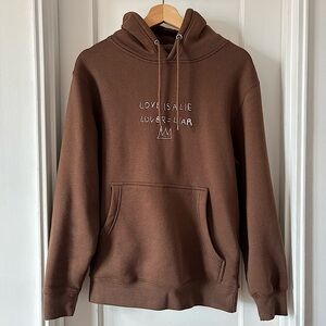 Ripple Junction Basquiat Love Is A Lie Embroidered Hoodie Sweatshirt